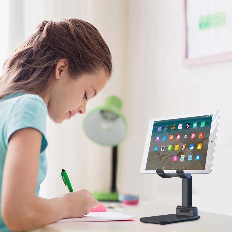 Skanto | Justerbar Ergonomisk Sammenleggbar Tablet/Telefon Stativ