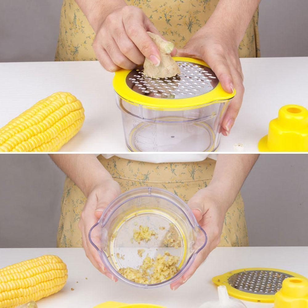 Cob Corn Stripper Med Innebygd Målebeger Og Rivejern | Skanto