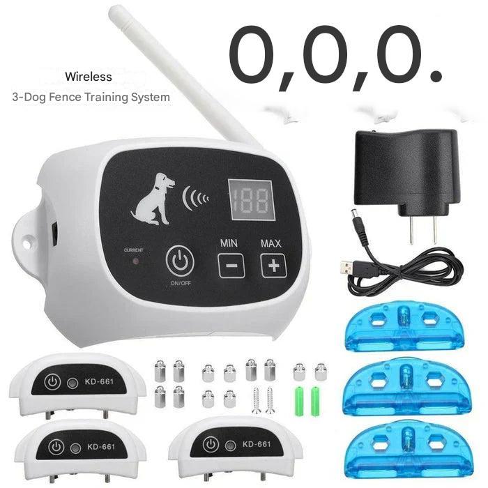 Kabelloses Hunde-Eindämmungssystem med treningsfunksjon – Geeignet for small and große Gärten