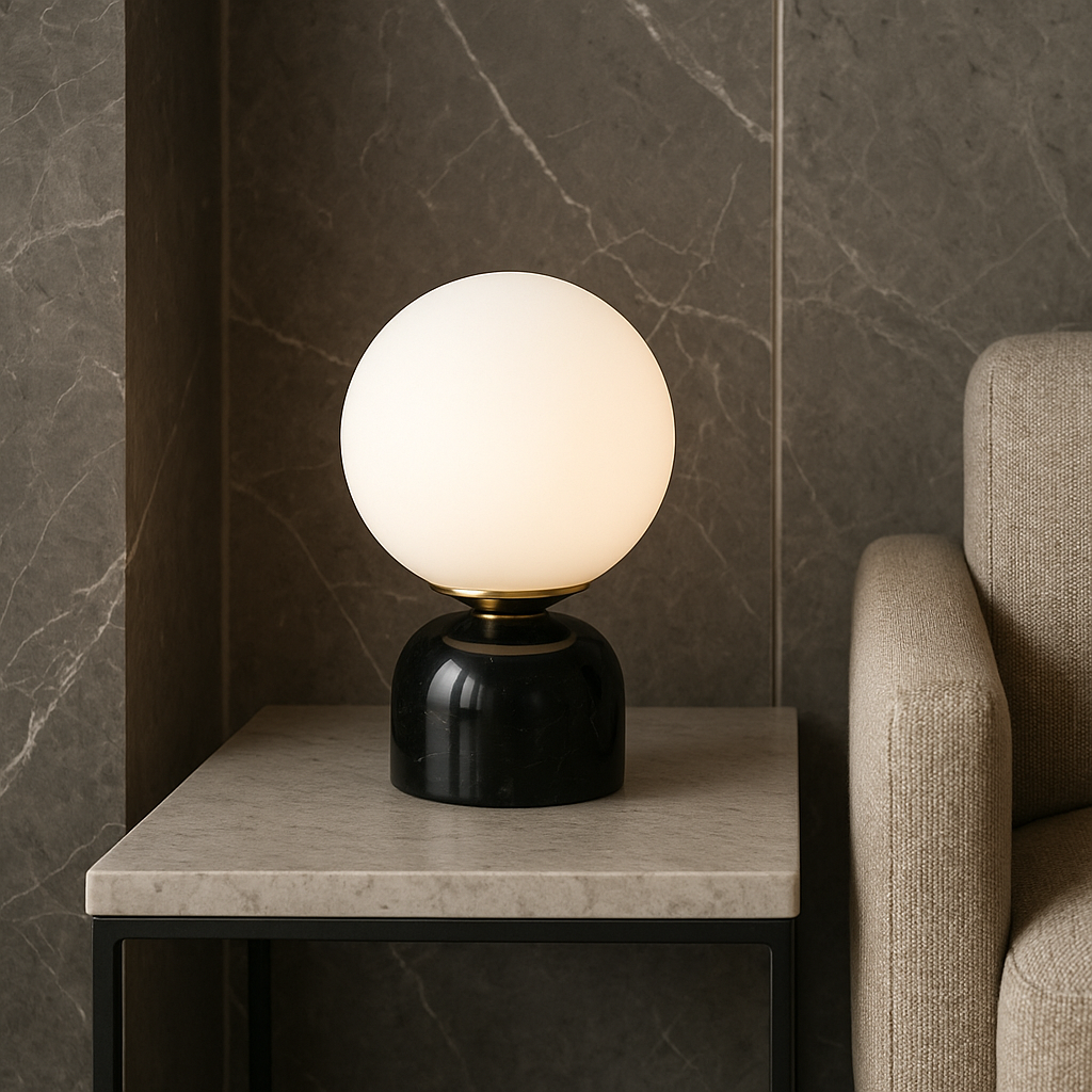 Skanto | Bordlampe i moderne design for stue eller soverom