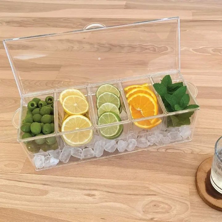 Ice Chilled Condiment Tray Set | Skanto