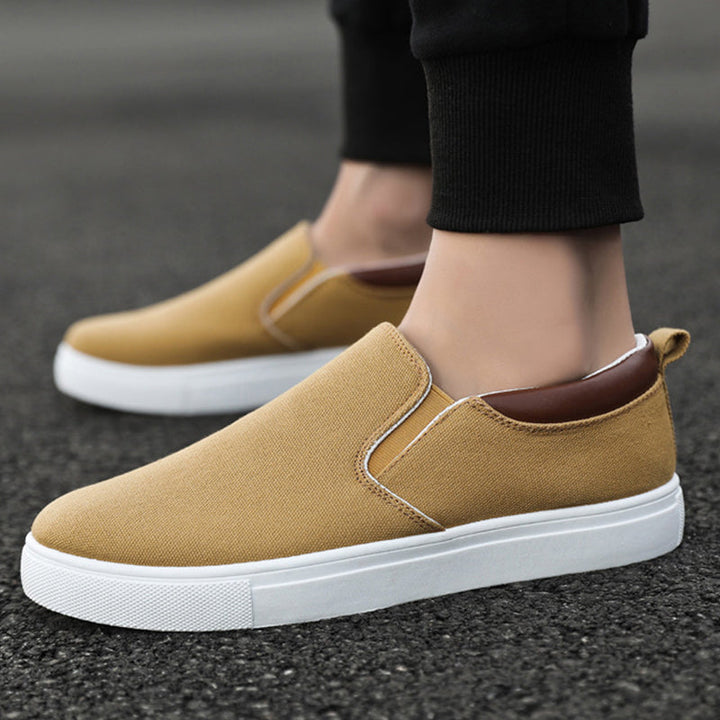 Skanto | Slip-On Sko laget av lerret for menn