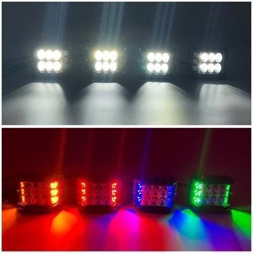 LED strobelys med tre sider for bil | Skanto