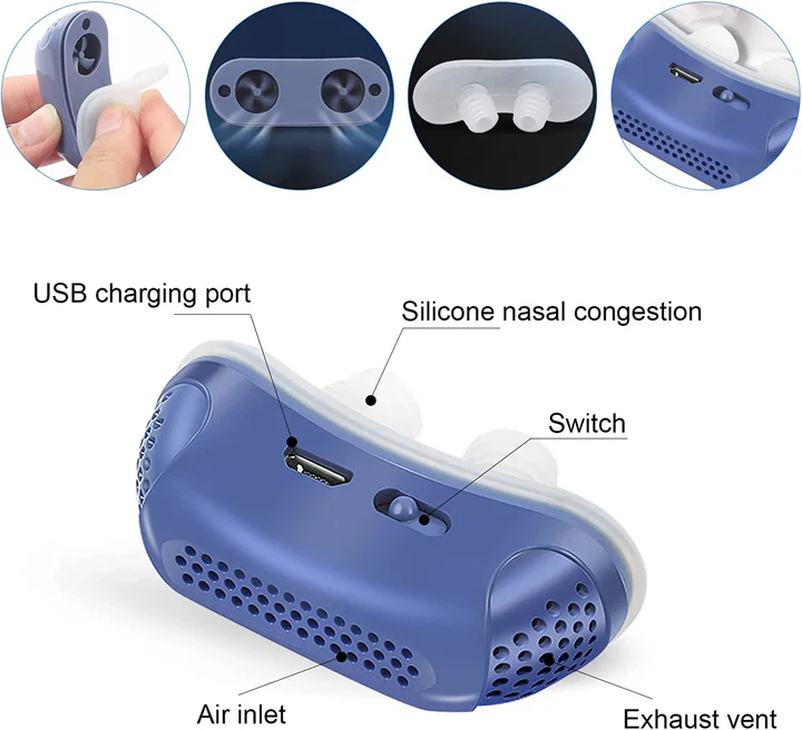 Skanto | Micro CPAP søvnapné maskin for reise og anti-snorking - CPAP alternativ