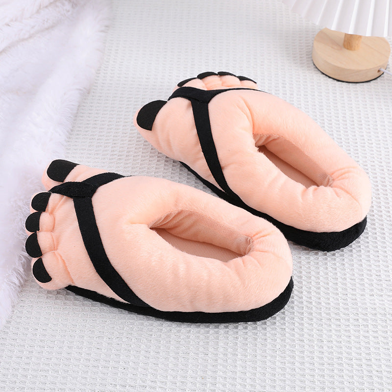 Skanto | Morsomme fotplush novitetssandaler