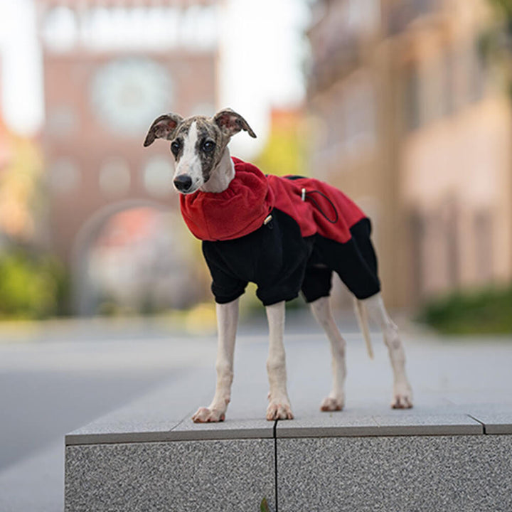 Skanto | Full Protection Polar Fleece Hundedress med Avtagbar Krage