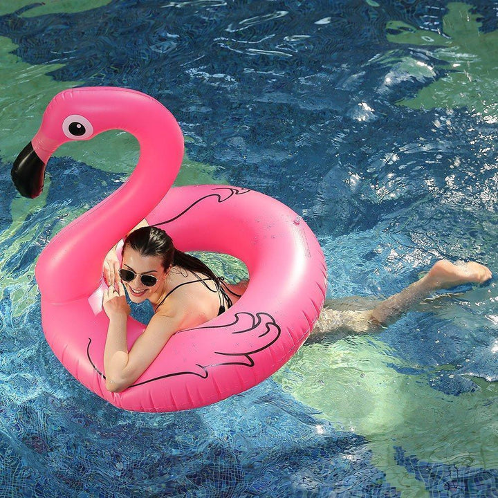 Skanto | Oppblåsbar Flamingo Svømme Ring