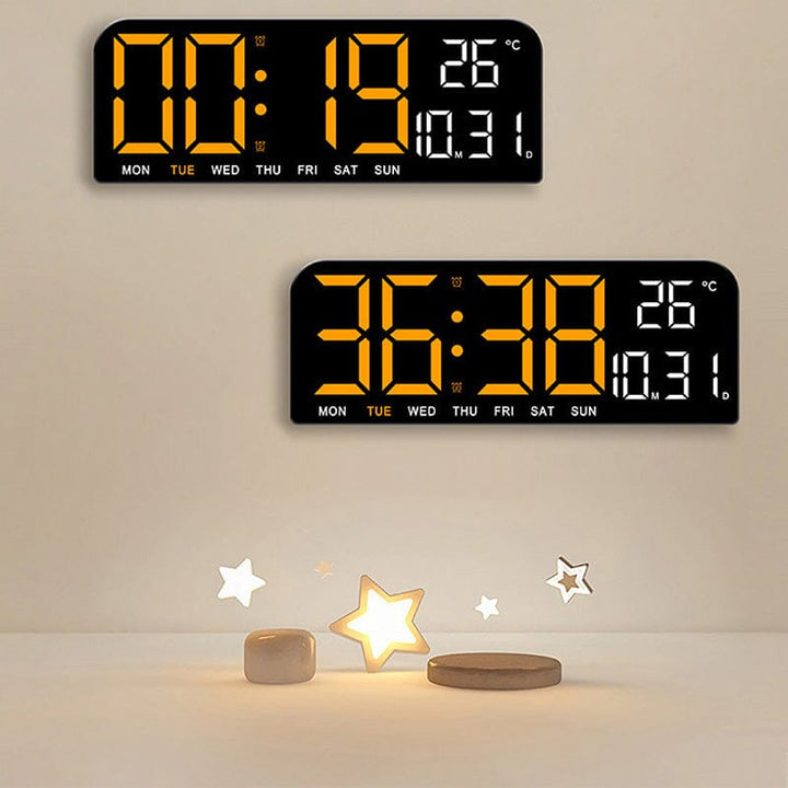 LED Digital Vekkerklokke | Skanto