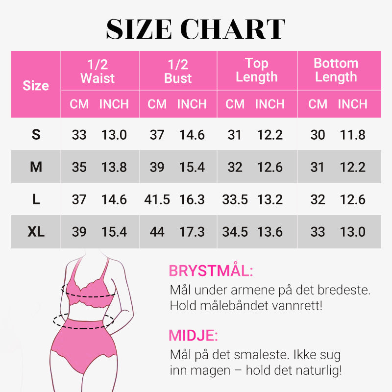 Skanto | Bikini sett med magekontroll og høy midje stil