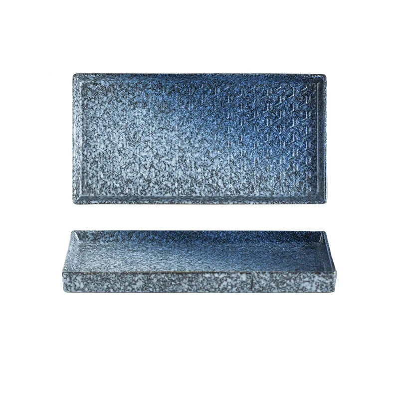 9.5" Keramisk Rektangulær Grillplate Restaurant Sushi Plate | Skanto