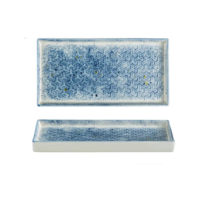 9.5" Keramisk Rektangulær Grillplate Restaurant Sushi Plate | Skanto