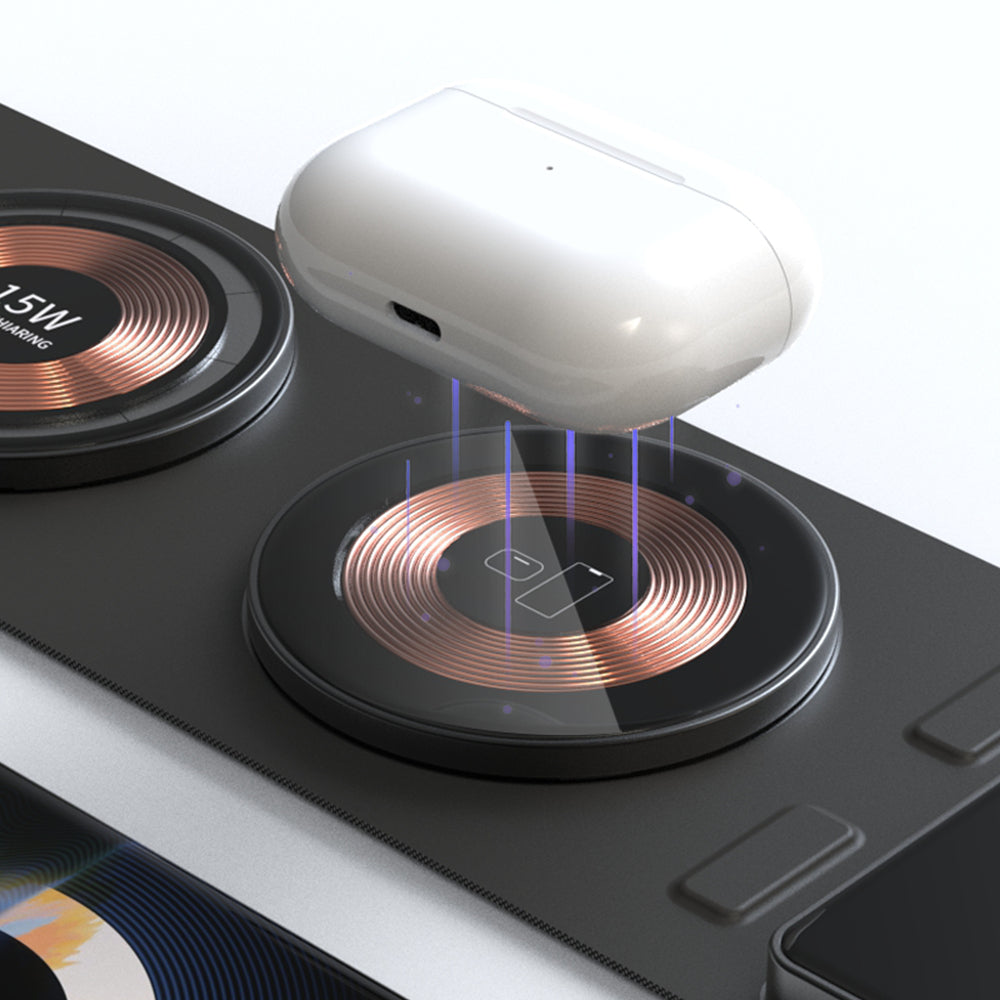 Norvo | Magnetisk Foldbar Usynlig Power Trådløs Lader