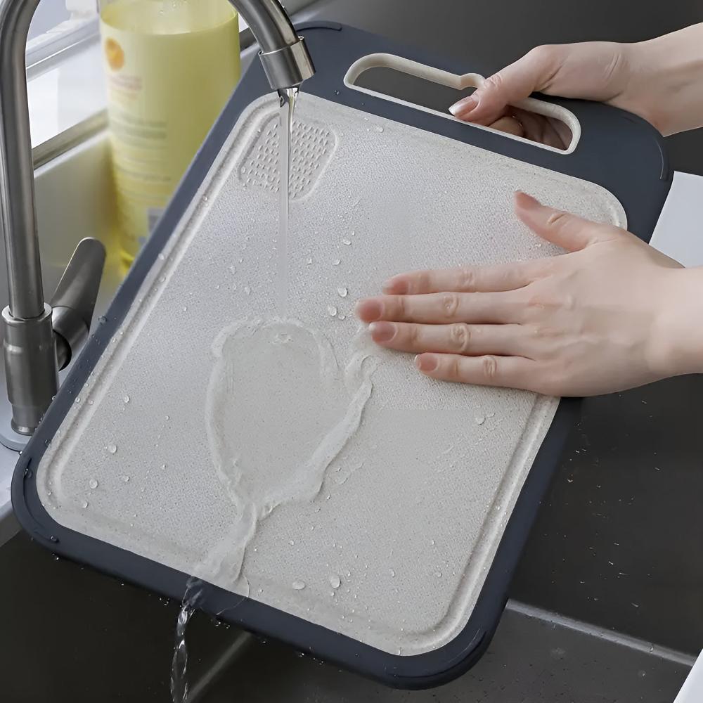 Skanto | Vendbar rustfritt stål skjærebrett