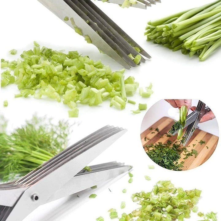 5-Layer Stainless Steel Multi-functional Kitchen Shears | Skanto