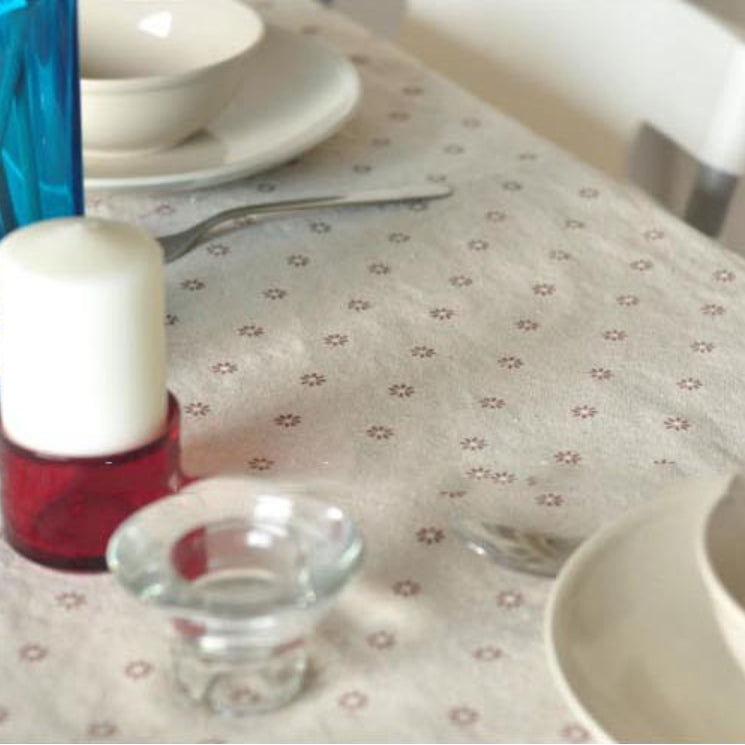 Skanto | Daisy Print Bomull Lin Tablett