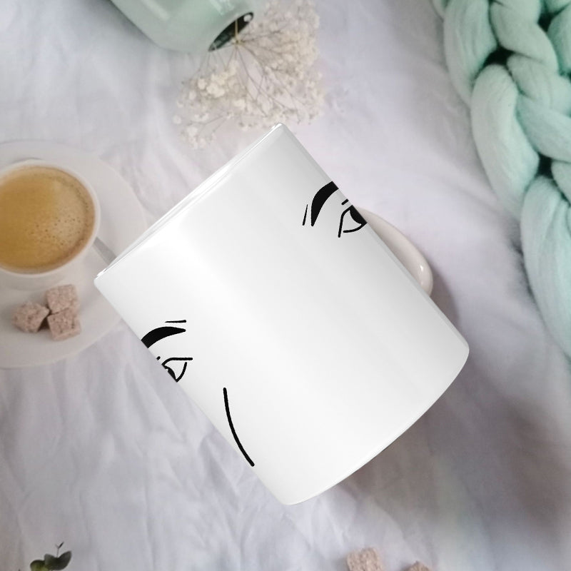 Emoji Printet Keramisk Krus | Skanto