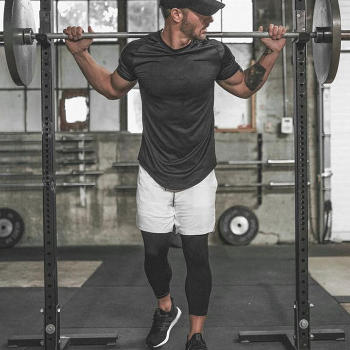 Skanto | Herre trening shorts med leggings