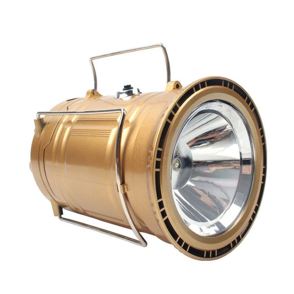 Norvo | LED Bærbar Campinglampe Solcelle Drevet Lommelykt