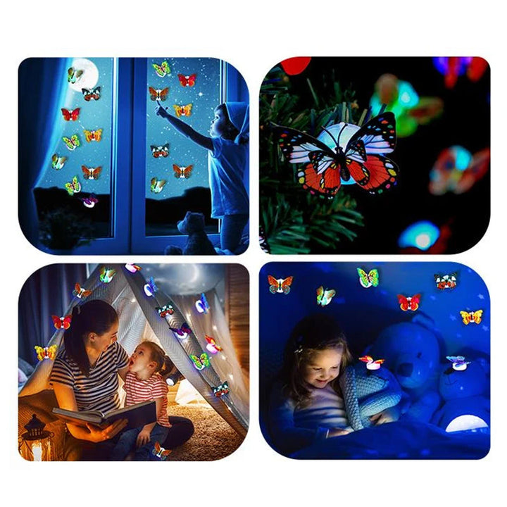 Skanto | 3D LED Sommerfugl Dekorasjon Nattlys