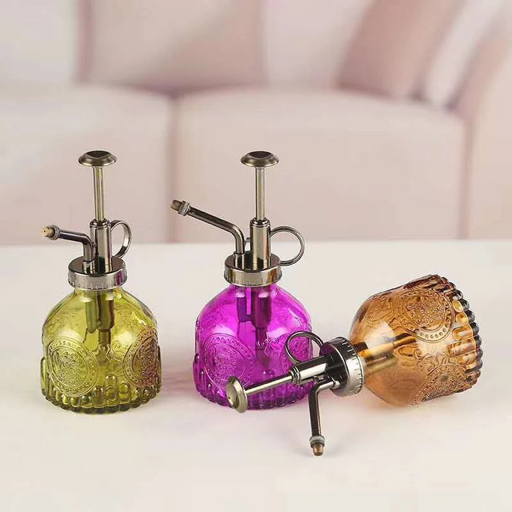 BloomMist Vintage Glass Spray Bottle Skanto