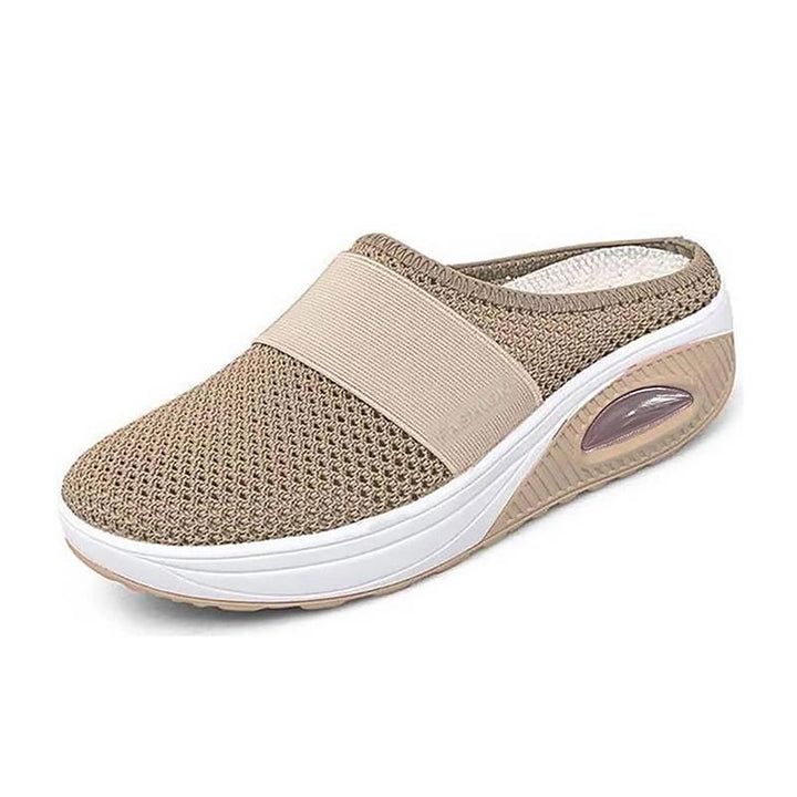 Skanto | Flate Slingback Sandaler Laget av Mesh