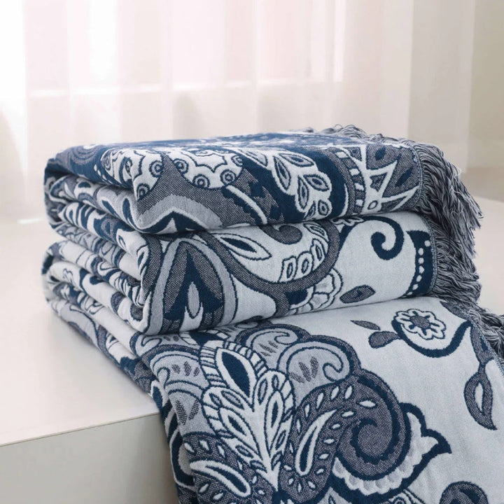 Skanto | Paisley Dream Bomulls Tassel Teppet