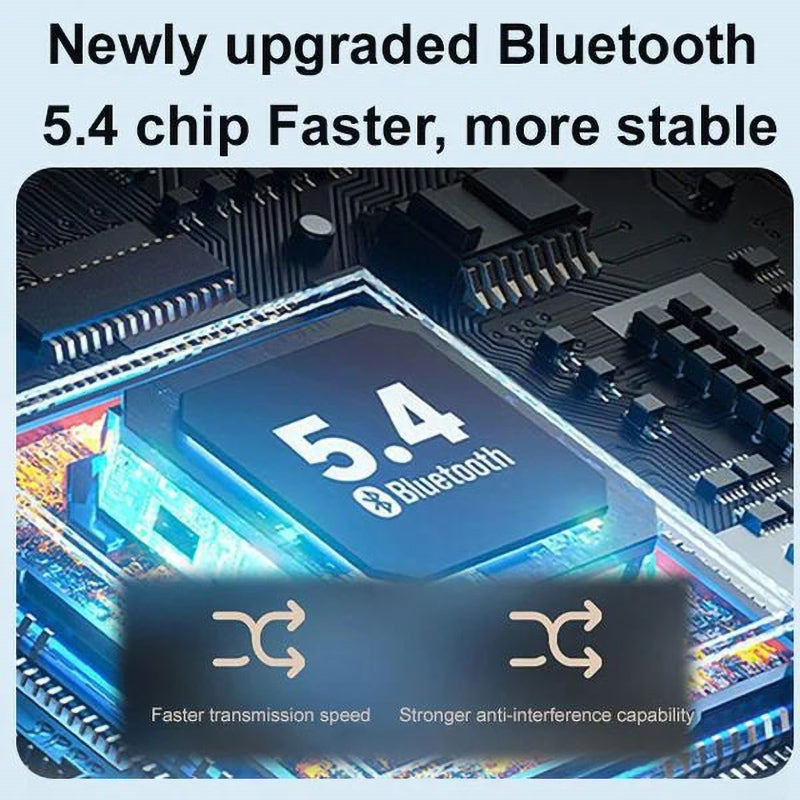 Skanto | Nakkerem Digital Skjerm Bluetooth Hodetelefoner