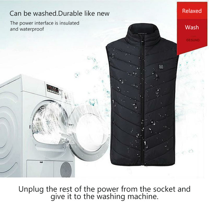 Skanto | Oppvarmet Jakke, Vinter Varme, USB Ladet