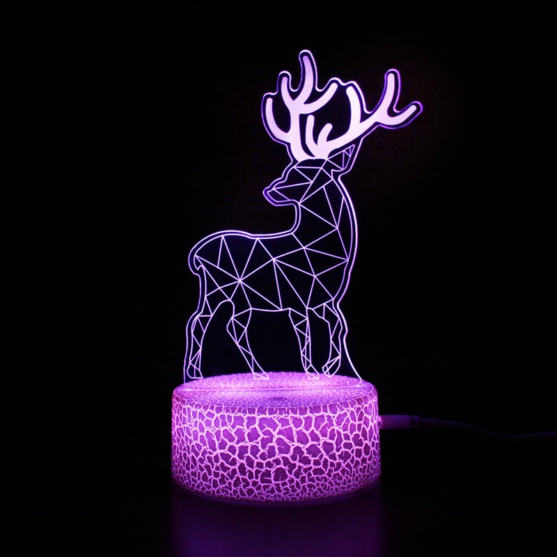 Nattelys LED farge dinosaur med fjernkontroll flere stilarter | Skanto