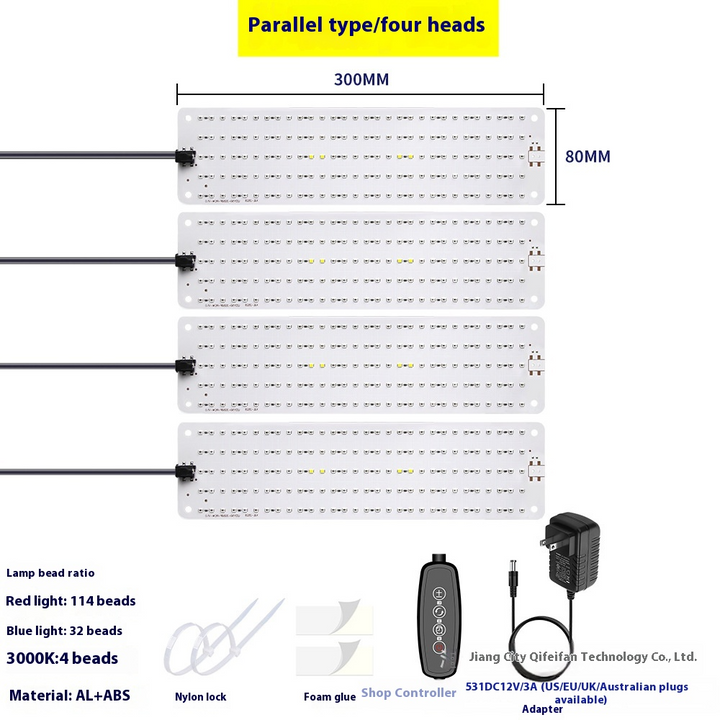 Skanto | LED Quantum Plante Lys Panel for Vekst og Farge Fremming – Med Justerbar Lysmodus