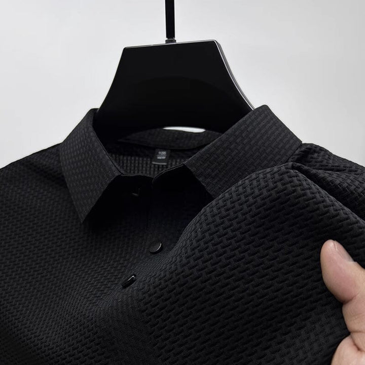 Mesh Ice Silk Korte Ermel T-skjorte | Skanto