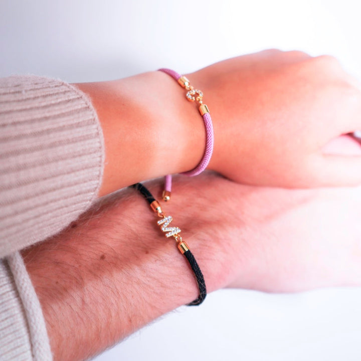 Skanto | Justerbare Bokstav Initial Armbånd
