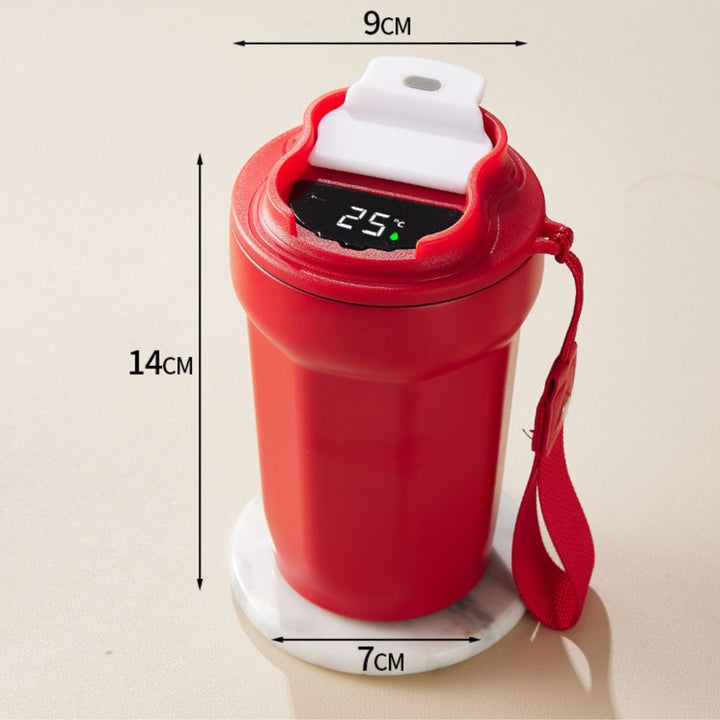 Skanto | Kopp i rustfritt stål med LED-temperaturdisplay 450 ML