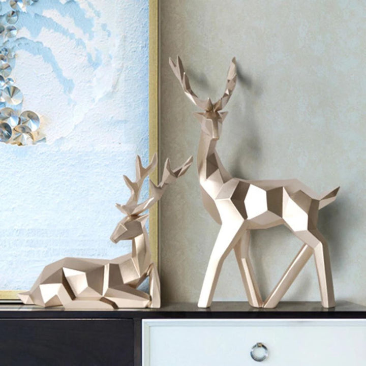 Skanto | Geometrisk Hjorte Statuett