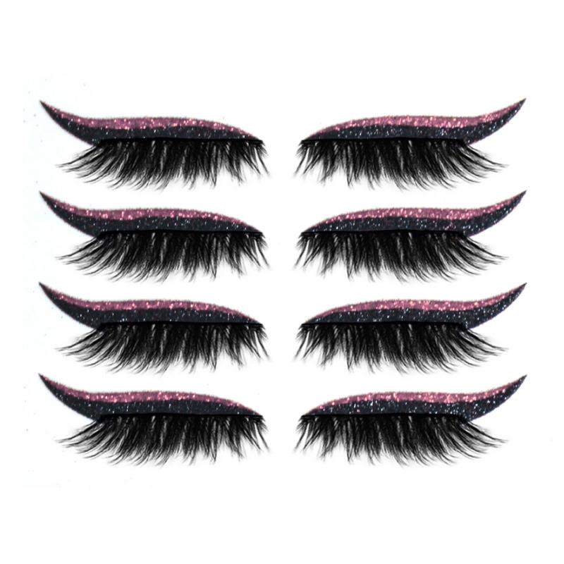 Skanto | Gjenbrukbar eyeliner og vippestickers (4 par)