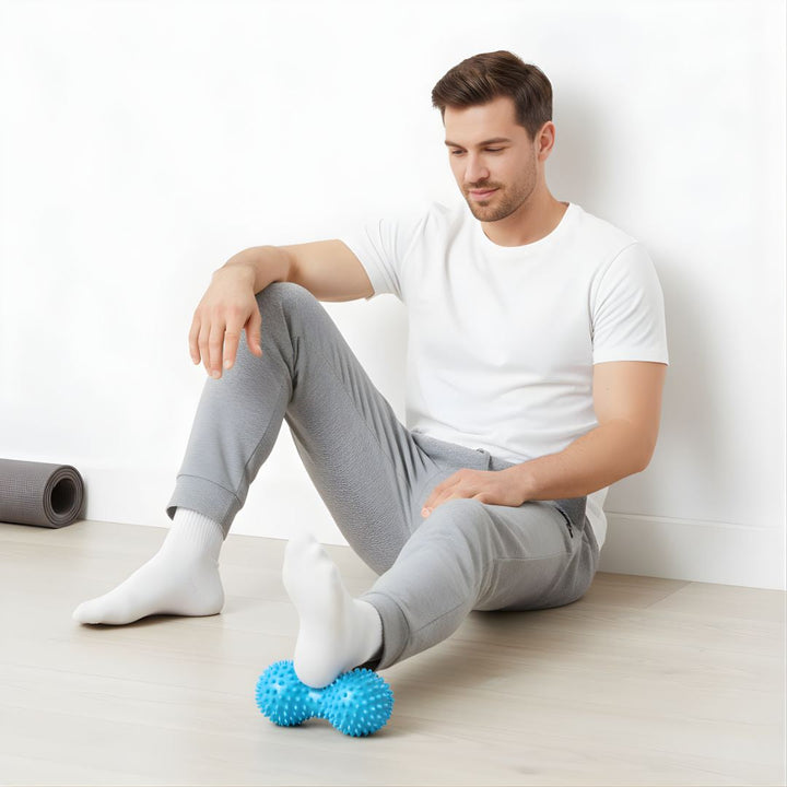 Dypvevsmuskel-lindring – Fast piggete dual-ball design – Raskere restitusjon for aktiv livsstil Skanto