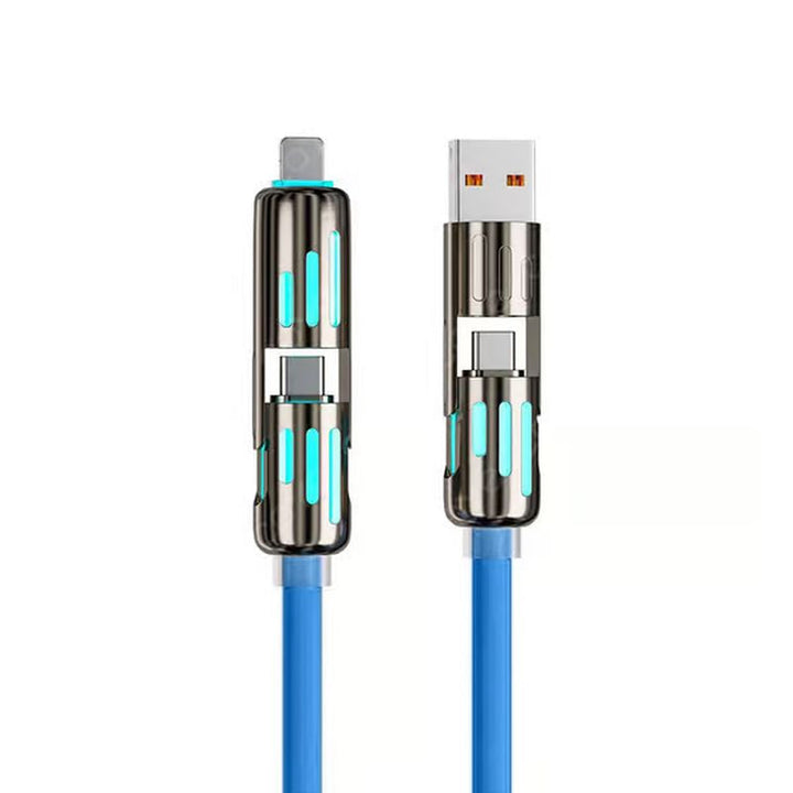 Skanto | 4 i 1 USB ladekabel MAX 240W hurtiglading