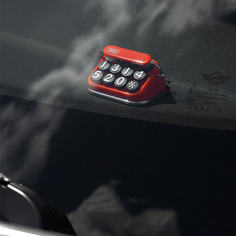 Skanto | Retro Kreativ Midlertidig Parkeringsnummerplate