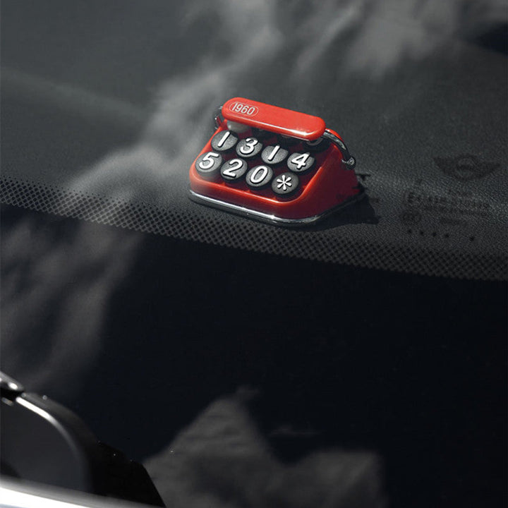 Skanto | Retro Kreativ Midlertidig Parkeringsnummerplate
