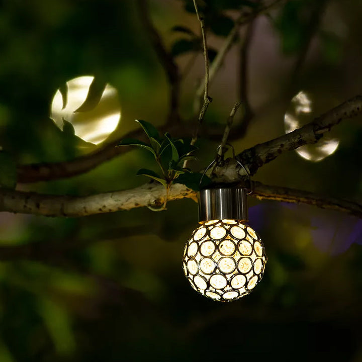 Skanto | Solfylt hengende lantern ute vanntett sollamper