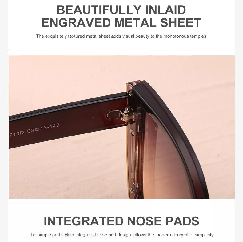 Billie Retro Sunglasses | Square & Trendy | Skanto