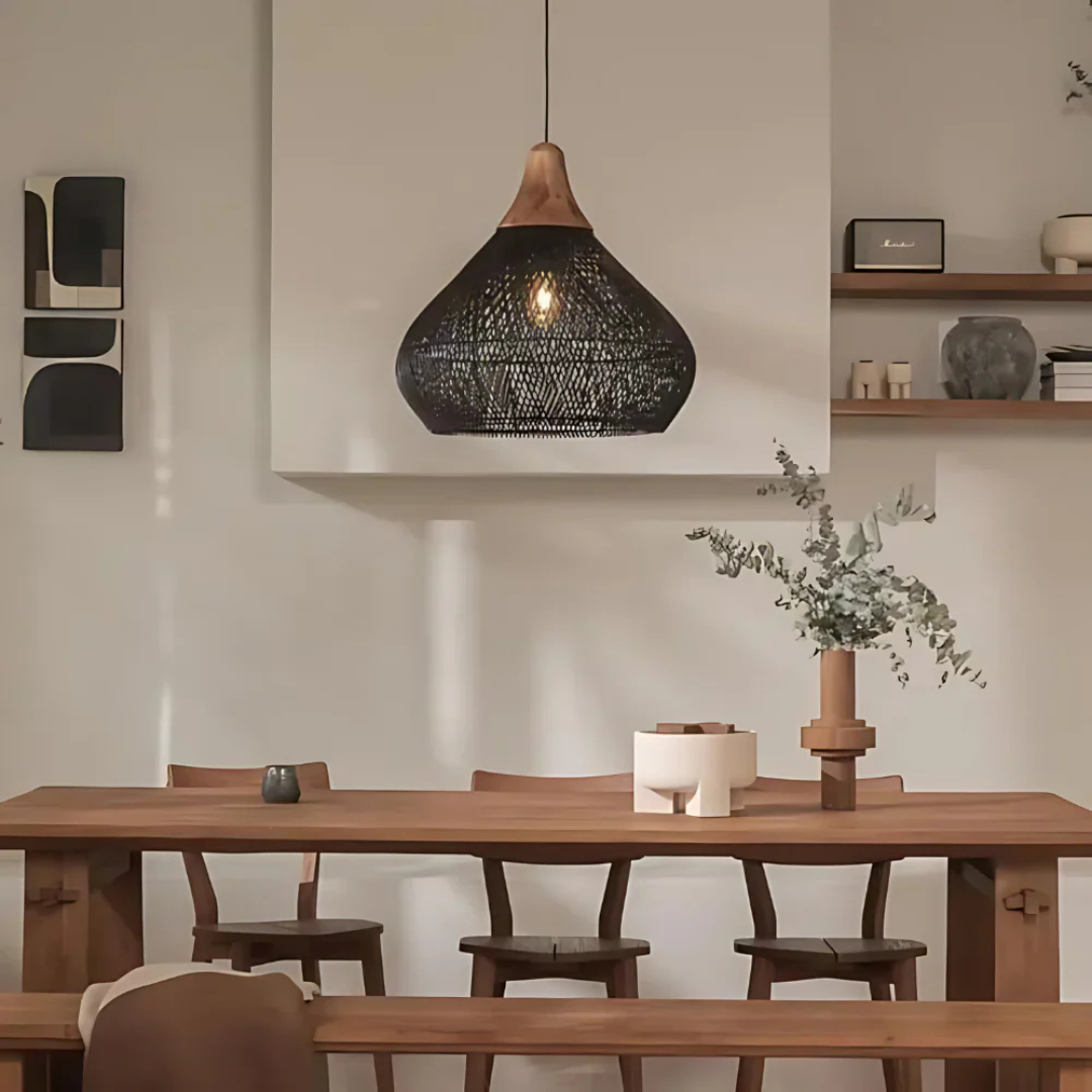Skanto | Rattan Boho Pendellampe