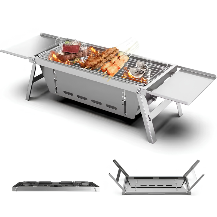 Bærbar kompakt grill for reise | Skanto