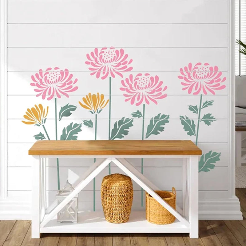 Skanto | 🔥DIY Dekorasjon🌻 - Hagegjerde Stort Blomster Tegning Maler