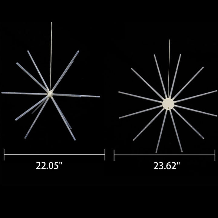 Skanto | Kreativ RGB Illusjon Vannmølle Fyrverkeri LED Lyskæde