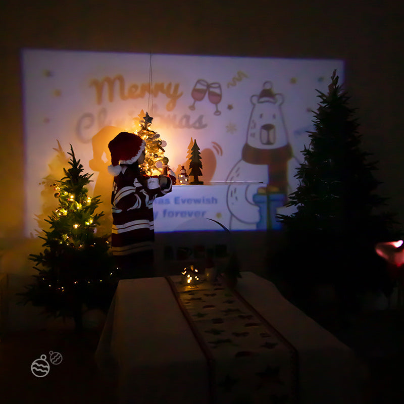 Juleatmosfære projeksjonslys | Skanto