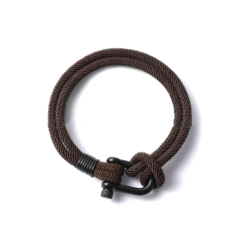 Skanto | U-formet spenne nylon flettearmbånd
