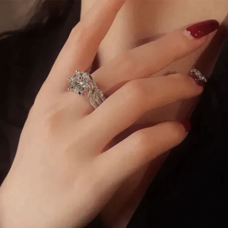 Skanto | Magnetisk Moissanite Lymfatisk Dreneringsring