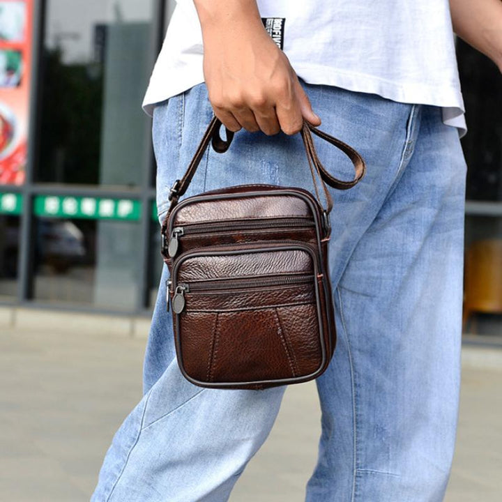 Skanto | Vintage Skulderveske for Menn