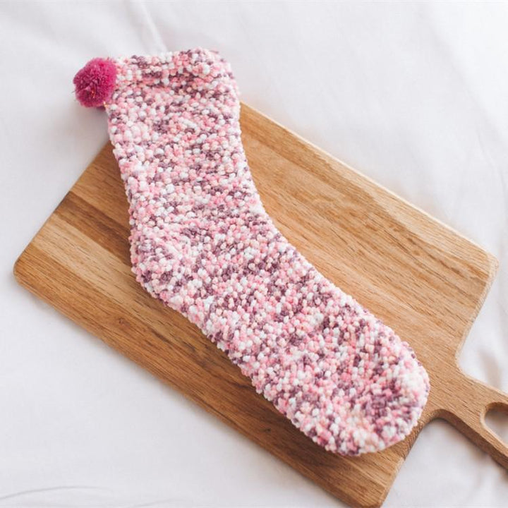 Skanto | Komfortabel Gave Pom Pom Cupcake Sokker